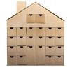 Image de Calendrier de l'avent maison en carton à décorer 40 x 36 cm
