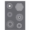 Image de Pochoir 21 x 14,8 cm - Mandala