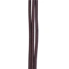 Image de Lanière ronde en cuir de boeuf - Brun foncé, 2 mm ø