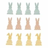 Image de Lapins miniatures en bois 4 x 2 cm