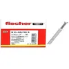 Image de fischer - Cheville à frapper N 6 x 60/30 S à collerette fraisée et clou en acier électrozingué/Boîte de 50 en occasion ou reconditionné