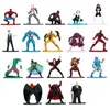 Image de Figurine de collection Jada Toys Marvel Diecast Nano Metalfigs Wave (x18) Multicolore 4 cm JADA253225031