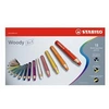 Image de Crayon de couleur Stabilo woody 3 en 1 - étui carton 18 crayon de couleur + 1 taille crayon gratuit