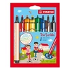 Image de Feutre Trio Scribbi, étui en carton de 8