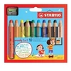 Image de Set de 10 crayons de couleur Stabilo Woody 3 en 1