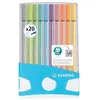 Image de STABILO Pen 68 - Feutre dessin - ColorParade boîtier turquoise x 20 feutres de coloriage pointe moyenne dont 10 pastel - Coloris assortis en occasion ou reconditionné