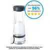 Image de Bouteille filtrante gris foncé - 1 filtre MicroDisc inclus