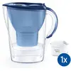 Image de BRITA Carafe filtrante Marella bleue (2,4L) inclus 1 cartouche filtrante MAXTRA PRO All-in-1