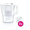 Image de Carafe filtrante Aluna Calendar he Capacité 2 4L dont 1 4L d eau filtrée 3 filtr