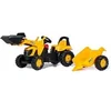 Image de Tracteur a pedales + remorque rollyKid JCB