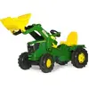 Image de Jeux de voiture - Farmtrac John Deere 6210R, Rollytrac Chargeur Rolly Toys Vert TU 611096