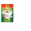 Image de papier filtre à café 1 x 4 authentique, blanc, lot de 80