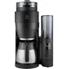 Image de Melitta Cafetière à Filtre AromaFresh Therm Pro X Noire/Acier, avec Moulin à grains Intégré & Verseuse Isotherme en Acier Inoxydable, Double Fonction Minuteur, capacité 8 tasses, modèle 1030-12 en occasion ou reconditionné