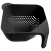 Image de JOSEPH & JOSEPH 40012 SQUARE COLANDER GRANDE PASSOIRE CARREE 24 CM NOIR