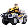 Image de Sam Le Pompier - Quad Police - 1 Figurine Malcom