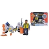Image de Moto de police et 1 figurine policier Sam le Pompier