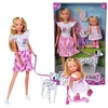 Image de Steffi Love Poupée Dalmatien + Evi Love - 2 Poupées 29 Et 12 Cm - 2 Figurines Dalmatien - Trotinette Evi - Des 3 Ans