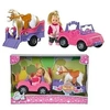 Image de EVI LOVE Poupee 12cm avec Poney + Jeep Avec Remorque