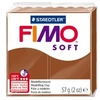 Image de Staedtler pâte a modeler fimo soft 56g marron caramel