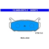 Image de Kit De Plaquettes De Frein, Frein À Disque 13.0460-5973.2 Ate Ate 13.04605973.2 Ford Usa;Mazda