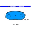 Image de Kit De Plaquettes De Frein, Frein À Disque 13.0460-5979.2 Ate Ate 13.04605979.2 Mazda