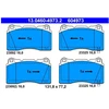 Image de Kit De Plaquettes De Frein, Frein À Disque 13.0460-4973.2 Ate Ate 13.04604973.2 Honda;Mitsubishi;Renault;Subaru