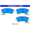 Image de Kit De Plaquettes De Frein, Frein À Disque 13.0460-5803.2 Ate Ate 13.04605803.2 Hyundai