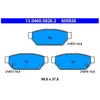 Image de Kit De Plaquettes De Frein, Frein À Disque 13.0460-5826.2 Ate Ate 13.04605826.2 Mitsubishi