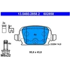 Image de Kit De Plaquettes De Frein, Frein À Disque 13.0460-2858.2 Ate Ate 13.04602858.2 Opel;Vauxhall