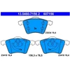 Image de Kit De Plaquettes De Frein, Frein À Disque 13.0460-7156.2 Ate Ate 13.04607156.2 Ford