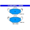 Image de Kit De Plaquettes De Frein, Frein À Disque 13.0460-4986.2 Ate Ate 13.04604986.2 Renault