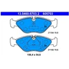 Image de Kit De Plaquettes De Frein, Frein À Disque 13.0460-5703.2 Ate Ate 13.04605703.2 Saab