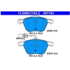 Image de Kit De Plaquettes De Frein, Frein À Disque 13.0460-7153.2 Ate Ate 13.04607153.2 Ford;Seat;Volkswagen