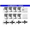 Image de Kit D'Accessoires, Plaquette De Frein À Disque Ate 13.04600214.2 Bmw;Mercedes-Benz
