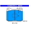 Image de Kit De Plaquettes De Frein, Frein À Disque 13.0460-5701.2 Ate Ate 13.04605701.2 Volkswagen