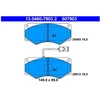 Image de Kit De Plaquettes De Frein, Frein À Disque 13.0460-7903.2 Ate Ate 13.04607903.2 Iveco