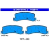 Image de Kit De Plaquettes De Frein, Frein À Disque 13.0460-5840.2 Ate Ate 13.04605840.2 Lexus;Toyota