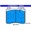 Image de Kit De Plaquettes De Frein, Frein À Disque 13.0460-9033.2 Ate Ate 13.04609033.2 Mercedes-Benz