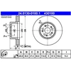 Image de Disque De Frein Ate 24.01300100.1 Mercedes-Benz