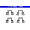 Image de Kit D'Accessoires, Plaquette De Frein À Disque Ate 13.04600259.2 Audi;Seat;Volkswagen