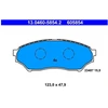 Image de Kit De Plaquettes De Frein, Frein À Disque 13.0460-5854.2 Ate Ate 13.04605854.2 Mitsubishi