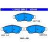 Image de Kit De Plaquettes De Frein, Frein À Disque 13.0460-5888.2 Ate Ate 13.04605888.2 Suzuki