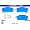 Image de Kit De Plaquettes De Frein, Frein À Disque 13.0460-5861.2 Ate Ate 13.04605861.2 Honda