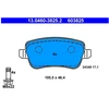 Image de Kit De Plaquettes De Frein, Frein À Disque 13.0460-3825.2 Ate Ate 13.04603825.2 Fiat