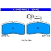 Image de Kit De Plaquettes De Frein, Frein À Disque 13.0460-4802.2 Ate Ate 13.04604802.2 Audi