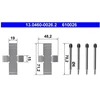 Image de Kit D'Accessoires, Plaquette De Frein À Disque Ate 13.04600026.2 Mercedes-Benz