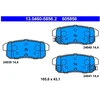 Image de Kit De Plaquettes De Frein, Frein À Disque 13.0460-5856.2 Ate Ate 13.04605856.2 Mazda;Suzuki