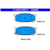 Image de Kit De Plaquettes De Frein, Frein À Disque 13.0460-5866.2 Ate Ate 13.04605866.2 Mazda