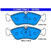Image de Kit De Plaquettes De Frein, Frein À Disque 13.0460-7084.2 Ate Ate 13.04607084.2 Mercedes-Benz;Volkswagen