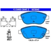 Image de Kit De Plaquettes De Frein, Frein À Disque 13.0460-3840.2 Ate Ate 13.04603840.2 Fiat;Opel